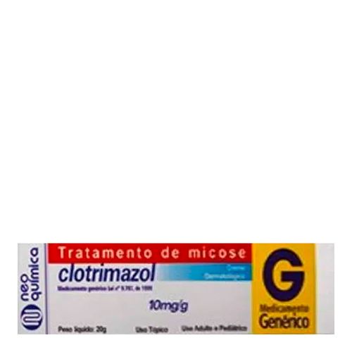Clotrimazol 10mg/g Neo Química Creme 20g