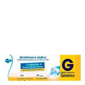 Diclofenaco Sódico Gel 10mg/g Genérico EMS 60g