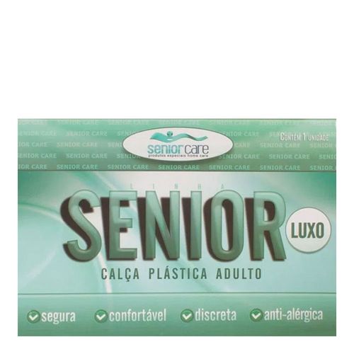 Calça Plástica Bege Sem Botão Senior Care Calça Plástica Bege Sem Botão Senior Care