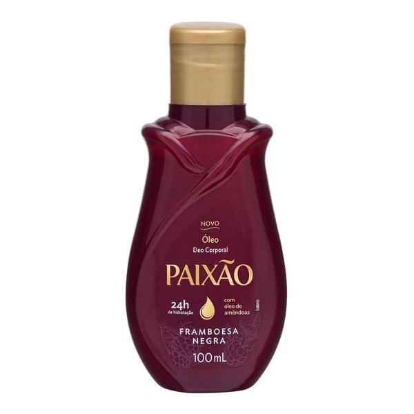 Óleo Corporal Hidratante Paixão Framboesa Negra 100ml