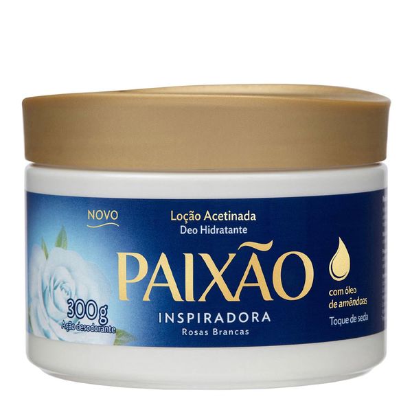 Loção Acetinada Paixão Inspiradora Rosas Brancas 300g