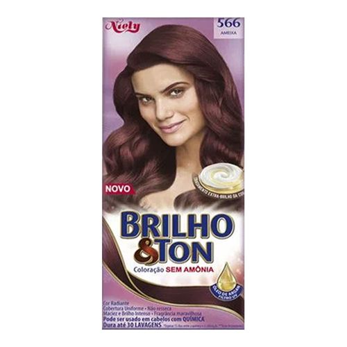 Mini Kit Tintura Brilho&Ton 5.66 Ameixa Mini Kit Tintura Brilho&Ton 5.66 Ameixa