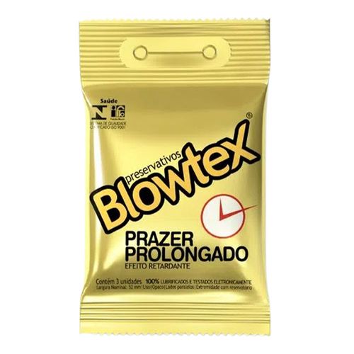 Preservativo Blowtex Retardante 3 Unidades Preservativo Blowtex Retardante 3 Unidades