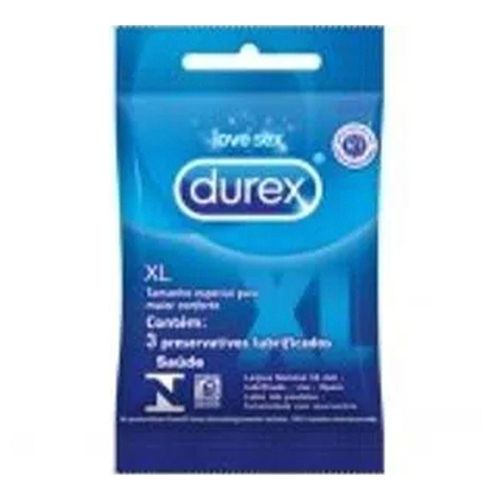 Preservativo Durex XL 3 Unidades Preservativo Durex XL 3 Unidades