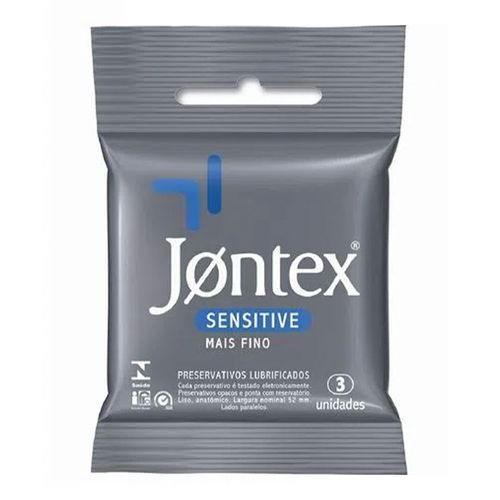 Preservativo Jontex Sensitive 3 Unidades Preservativo Jontex Sensitive 3 Unidades