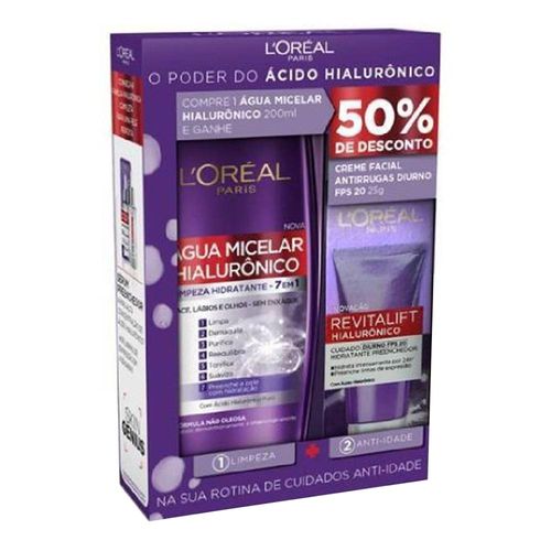 753602---Kit-Agua-Micelar-Hyalu-Loreal-200ml---Creme-Facial-Revitalift-20FPS-25g-1 753602---Kit-Agua-Micelar-Hyalu-Loreal-200ml---Creme-Facial-Revitalift-20FPS-25g-1