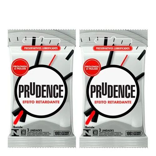Preservativo Prudence Efeito Retardante 6 Unidades Preservativo Prudence Efeito Retardante 6 Unidades