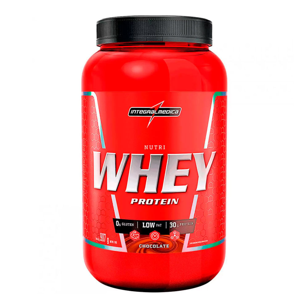 Brazil product data sample: Nutri Whey Protein Integral Médica Chocolate 907g