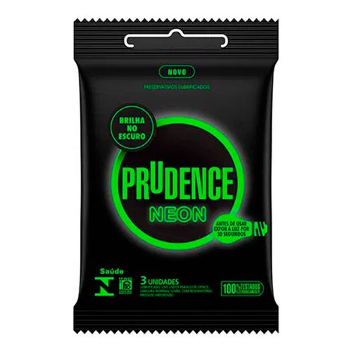 Preservativo Prudence Neon 3 Unidades Preservativo Prudence Neon 3 Unidades