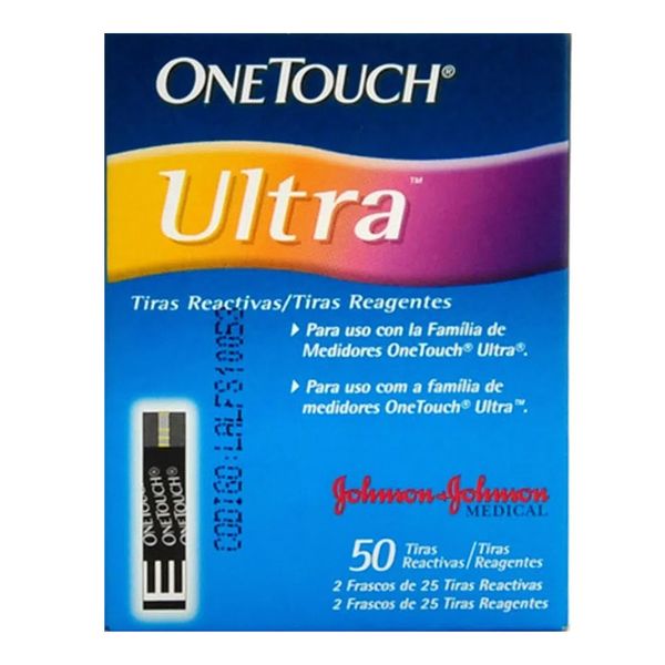 Onetouch Ultra Johnson's 2 X 50 Tiras