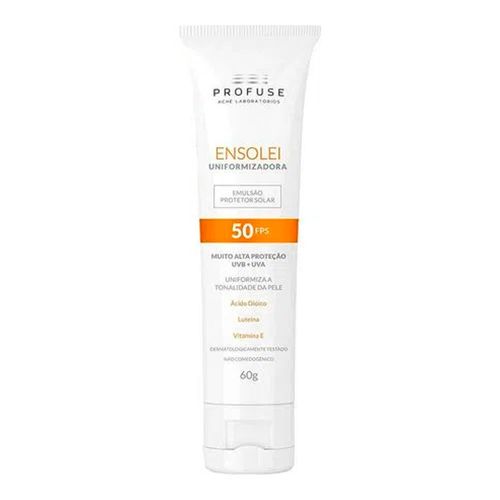 Profuse Ensolei Uniformizadora Fps50 Emulsão 60g Profuse Ensolei Uniformizadora Fps50 Emulsão 60g