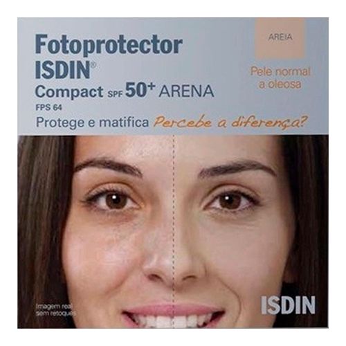 Pó Compacto ISDIN Fotoprotector FPS 50+ Areia 10g