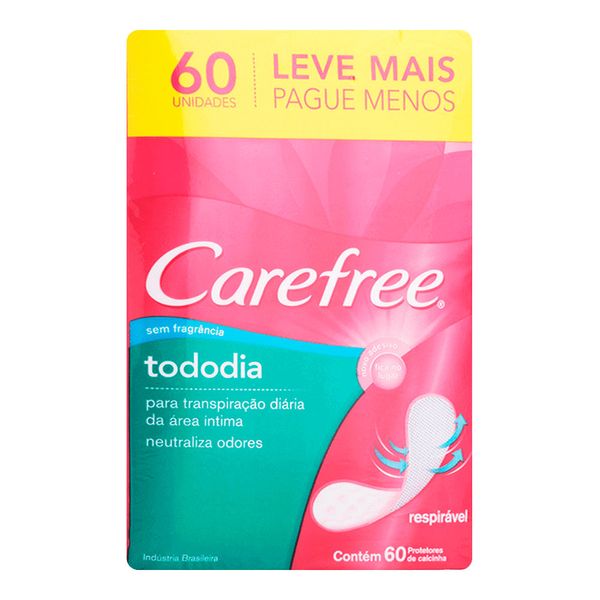 Protetor Diário Carefree Brisa T.D Sem Perfume c/50