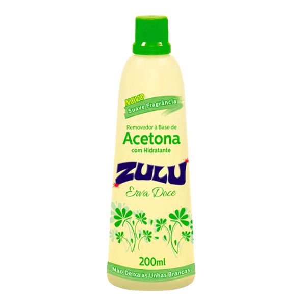 Removedor de Esmalte Zulu Erva Doce 200ml