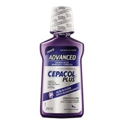 Enxaguante Bucal Cepacol Plus Advanced 250ml Enxaguante Bucal Cepacol Plus Advanced 250ml