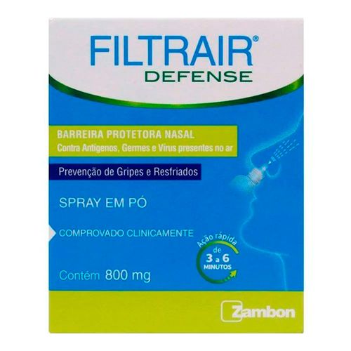 Spray Nasal em Pó Filtrair Defense 800mg