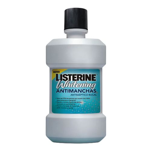 Enxaguante Bucal Listerine Whitening Anti-Mancha 500ml + 250ml Enxaguante Bucal Listerine Whitening Anti-Mancha 500ml + 250ml