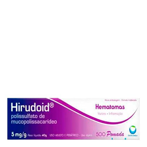 Analgésico E Anti-Inflamatório Hirudoid 5Mg/G 40G Pomada