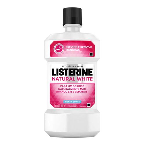 Enxaguante Bucal Listerine Whitening Anti-manchas 500ml Enxaguante Bucal Listerine Whitening Anti-manchas 500ml