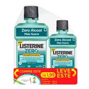 Enxaguante Bucal Listerine Zero Leve 500ml + 250ml
