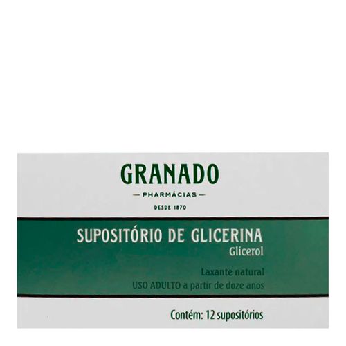 Laxante Supositório De Glicerina 2,47G 12 Supositórios