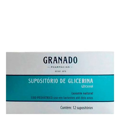 Supositório De Glicerina Granado Infantil 12 Unidades Supositório De Glicerina Granado Infantil 12 Unidades