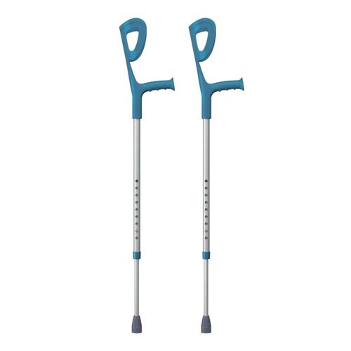 Par De Muleta Canadense Fixa Infantil Azul Bc1507 Par De Muleta Canadense Fixa Infantil Azul Bc1507