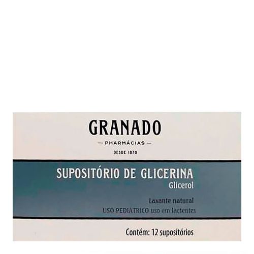 Supositório De Glicerina Granado Lactentes 12 Unidades Supositório De Glicerina Granado Lactentes 12 Unidades