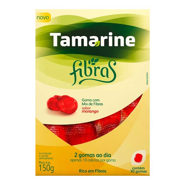 Tamarine Fibras Sabor Morango 30 Gomas