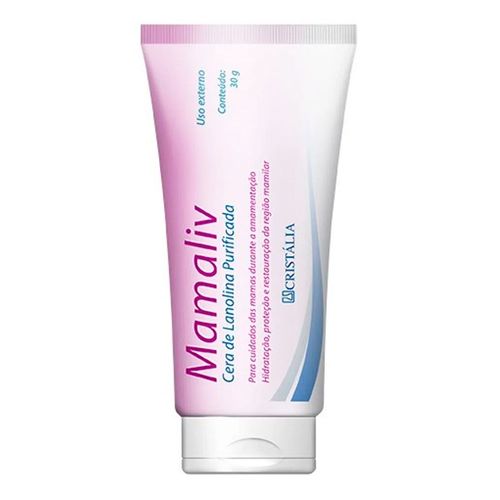 Pomada Hidratante para Mamilos Mamaliv Cristália 30g Pomada Hidratante para Mamilos Mamaliv Cristália 30g