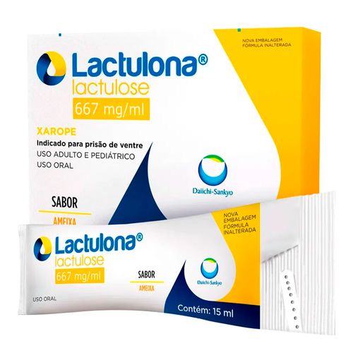 Lactulona Ameixa C/ 15ml Daiichi Sankyo 10 Sachês Lactulona Ameixa C/ 15ml Daiichi Sankyo 10 Sachês
