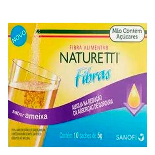 Laxante Fitoterápico Naturetti Fibras 10 Sachês com 5g Laxante Fitoterápico Naturetti Fibras 10 Sachês com 5g
