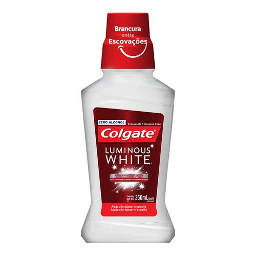 Enxaguante Bucal Colgate Luminous White 250ml Enxaguante Bucal Colgate Luminous White 250ml