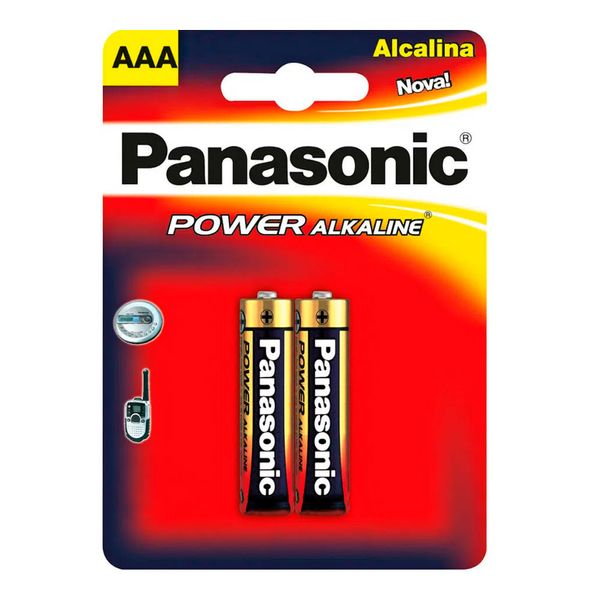 Panasonic Pilha Alcalina Palito LR03 2 Unidades