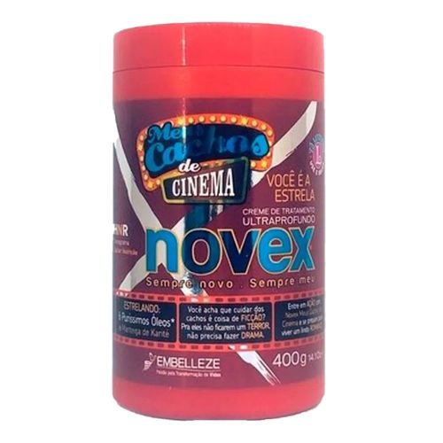 Creme De Tratamento Novex Meus Cachos De Cinema 400g Creme De Tratamento Novex Meus Cachos De Cinema 400g