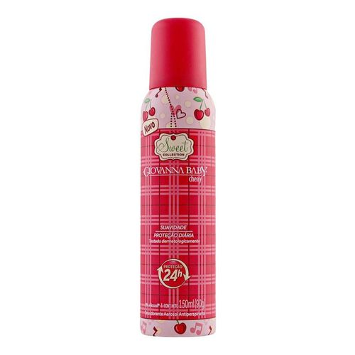 Desodorante Aerosol Feminino Giovanna Baby Cherry 150ml Desodorante Aerosol Feminino Giovanna Baby Cherry 150ml