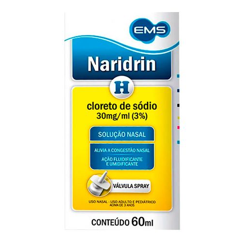 Naridrin-H 3% EMS 60ml Solução Spray Naridrin-H 3% EMS 60ml Solução Spray