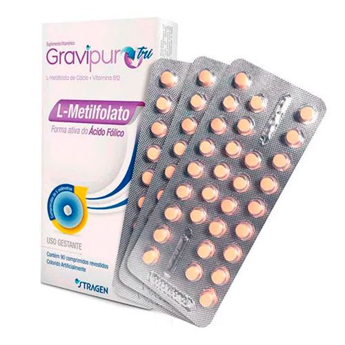 Ácido Fólico Gravipur 90 Cápsulas Ácido Fólico Gravipur 90 Cápsulas