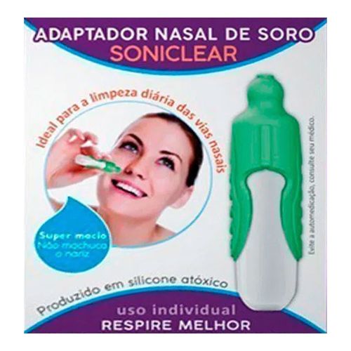 Adaptador Nasal de Soro Soniclear Grátis Estojo Adaptador Nasal de Soro Soniclear Grátis Estojo