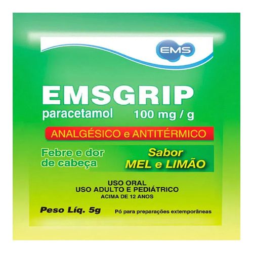 EMSgrip Limão e Mel SAché EMS EMSgrip Limão e Mel SAché EMS
