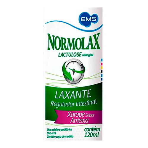 Normolax 667mg EMS Xarope Ameixa 120ml Normolax 667mg EMS Xarope Ameixa 120ml