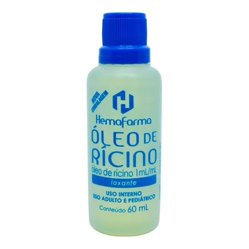 Óleo de Rícino Hemafarma 60ml Óleo de Rícino Hemafarma 60ml