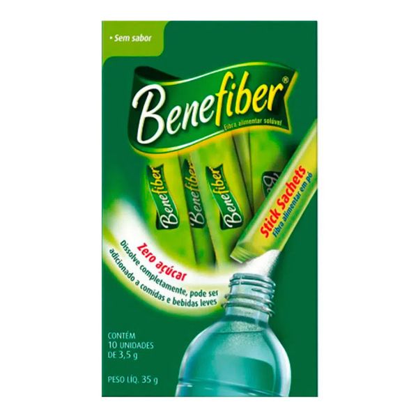 Fibra Alimentar Solúvel Benefiber 10 Sachês 3,5g