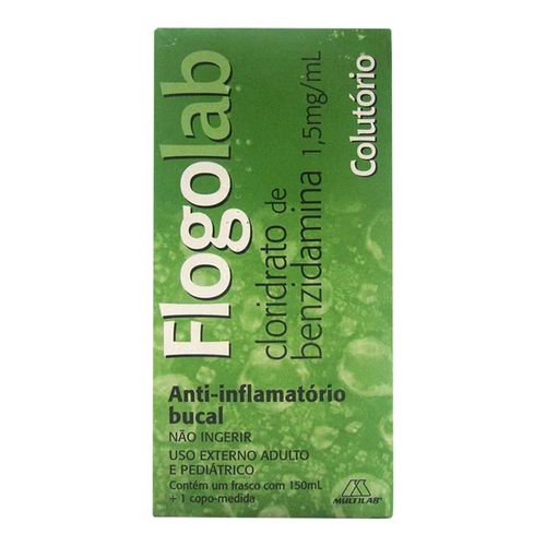 Flogolab Colutório 1,5mg/mL Multilab 150ml Flogolab Colutório 1,5mg/mL Multilab 150ml