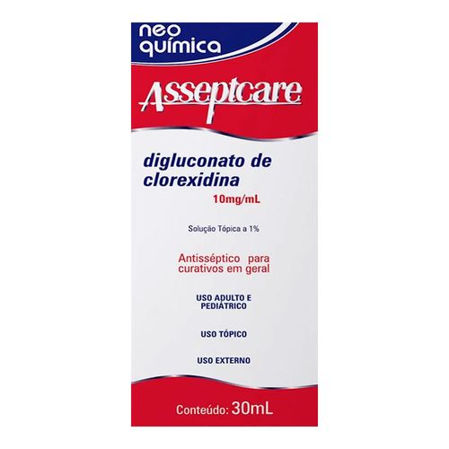 Asseptcare 10mg/ml 30ml Solução Asseptcare 10mg/ml 30ml Solução