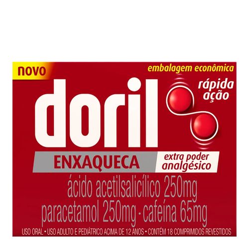 Doril Enxaqueca 18 Comprimidos Doril Enxaqueca 18 Comprimidos