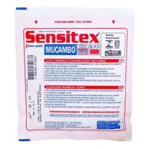 Luva Cirúrgica Estéril Sensitex N8 Luva Cirúrgica Estéril Sensitex N8