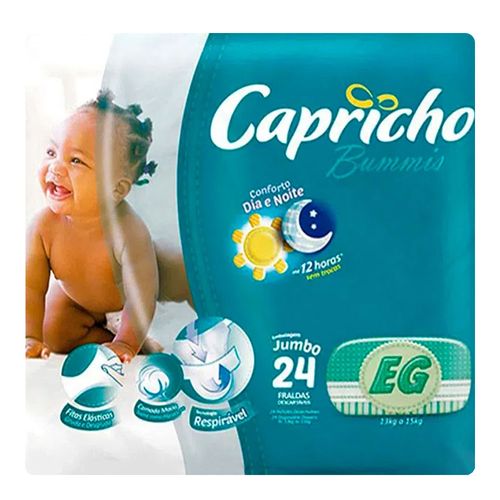 Fralda Capricho Bummies Jumbo XG 24 Unidades Fralda Capricho Bummies Jumbo XG 24 Unidades