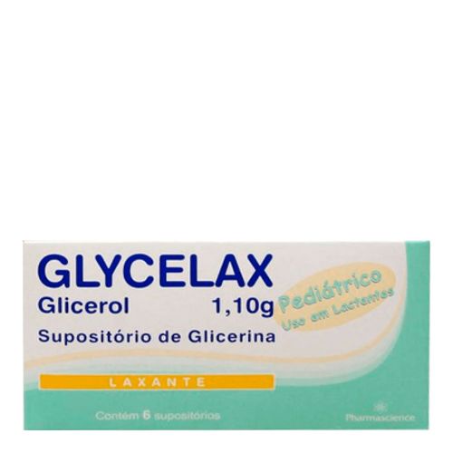 Glycelax Supositório Infantil C/6 Glycelax Supositório Infantil C/6