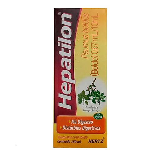 Fitoterápico Hepatilon 0,67Ml/10Ml 150Ml